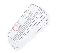 GARVALON 20pcs Uv Indicator Testing Cards 2.5x7cm Small Uvc Uva Light Wavelength Sensor Cards for Household and Outdoor Uv Exposure Detection