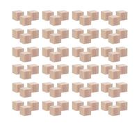 GARVALON 240Pcs 1X1Cm Unfinished Pine Wood Blocks for DIY Crafts, Small Square Wooden Cubes for Preschool Stacking, Carving, and Painting Projects, Multipurpose Crafting Blocks for