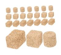 GARVALON 24pcs Miniature Hay Bales Realistic Mini Straw Bales for DIY Farm Scene Dollhouse Micro Landscape Decorations Small Faux Haystacks for Crafting and Home Decor