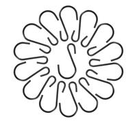 GARVALON 25PCS Black S Shaped Hooks Multifunctional Iron Clothes Rack Hangers Small Towels and Utensils Hanging Hooks for Kitchen and Bathroom Organization