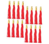 GARVALON 25Pcs Red Chinese Knot Tassels DIY Pendant for Spring Festival Decorations Lightweight Hanging Tassel Charms for Fans Keys Bags and Chinese Year Celebrations