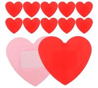 GARVALON 25PCS Waterproof Heart-Shaped Small Adhesive Bandages Breathable Wounded Patches for Fingertips and Face Household Wounded Stickers