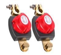GARVALON 2Pcs 12-24V Car Battery Isolator Post Disconnect for Rv Atv Boat Marine Kill Switch Power Cut Off