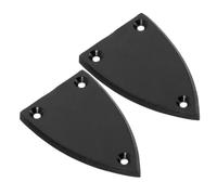 GARVALON 2pcs Bell-shaped Guitar Truss Rod Cover Plates Electric Guitar Accessory Replacement Compatible with Various Models and Easy to Install