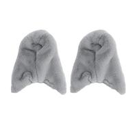 GARVALON 2pcs Bird Blanket for Small Birds Warm Winter Sleeping Nest Soft Skin-friendly Parrot Bedding Cozy Grey Cover Suitable for Parakeet Cockatiel Budgie