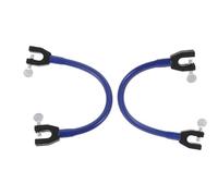 GARVALON 2Pcs Blue Ski Connectors Snowboard Tip Connectors Ski Assist Tools Winter Sports Accessories for Beginner Training and Skiing Stabilization