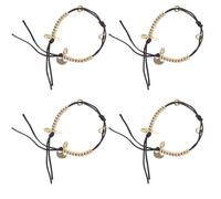 GARVALON 2pcs Brass Buddhist Bead Counters for Meditation and Chanting Portable Finger Prayer Counters for Religious Ceremonies and Daily Mindfulness Practice