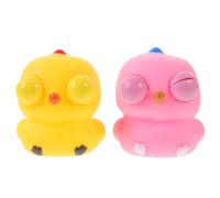 GARVALON 2Pcs Cartoon Soft Gel Stress Relief Squeeze for Anxiety and Sensory Fun Lightweight Pocket-friendly Pressure Relievers for Adults and Office Use Fun Stretchy Calming Fidget