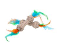 GARVALON 2pcs Cat Corrugated Paper Interactive Chew and Scratch Kitten for Indoor Cats Safe Material Promotes Exercise and Anxiety Relief Fun Gift for Owners
