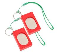 GARVALON 2pcs Compact Pet Training Clickers for Dogs and Cats Portable Behavior Correction Tool for Potty Training and Housebreaking Quick Response Design Go Use