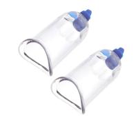 GARVALON 2pcs Cupping Cups Vacuum Therapy Set Curved Body Massage Cups Physiotherapy Tool for Blood Circulation and Muscle Relief Suitable for Home and Clinical Use