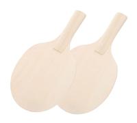 GARVALON 2Pcs DIY Table Tennis Paddle Blades for Outdoor Creative Exercising Racket to Hand-eye Coordination and Reflex Skills Interactive Training for Parents