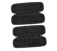 GARVALON 2pcs Durable Electric Toothbrush Travel Case with Mesh Pocket Hard Shell Holder for Toothbrush and Toothpaste Portable Storage for Travel and Outdoor Activities