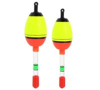 GARVALON 2Pcs Fishing Floats Bobbers with High Buoyancy and Sensitivity Unique Shape for Long Shot Bright Color for Easy Visibility Fish Drift Buoyancy Bobber