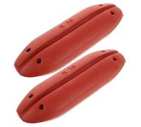 GARVALON 2pcs Fishing Net Buoy Floats Red EVA Floating Support for Aquaculture Nets and Gear Easy Install Buoyancy for Fishing and Netting Equipment