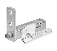 GARVALON 2pcs Freezer Door Hinges Replacement Set 35mm Pivot Distance Automatic Closing Household Fridge Door Hinges for Freezer Repair