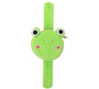 GARVALON 2pcs Green Cloth Slap Wrist Bracelets Multi-functional Coin Purse Change Bags for Birthday Party Favour Accessories for Boys and Girls and Children