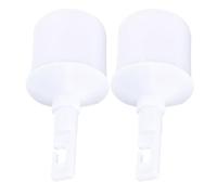 GARVALON 2pcs Hook-Type Cane Tip Replacement for Walking Sticks and Crutches Non-Slip Rubber Ends with Enhanced Stability and Ground Detection Compatible with Multiple Cane Types for Daily