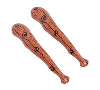GARVALON 2pcs Inflatable Cheering Stick Baseball Bat Set PVC Sports Noise Makers for Parties and Events for Concerts and Sports Teams