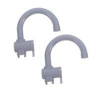 GARVALON 2pcs Kitchen Sink Faucet: Plastic Fake Simulation Faucets Toy Children Pretend Play Supplies Toys Role Playing Props For Home And Outdoor Use