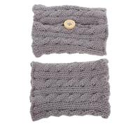 GARVALON 2pcs Knitted Sweater Mug Sleeves Reusable Glass Covers Insulated Cup Handles Soft Cozy Tea Mug Covers for Hot and Cold Drinks Machine Washable Cup Protectors for Home Office Use