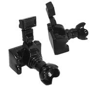 GARVALON 2pcs Miniature Vintage Camera Model Set for Dollhouse Decoration Mini Camera Ornament Props for Diorama and Photography for Home Display