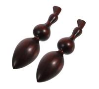 GARVALON 2pcs Muscle Scraping Tool Handheld Massagers Pressure Point Massage Tool Neck and Back Massager Massage Scraping Boards Light Brown