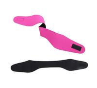 GARVALON 2pcs Neoprene Adjustable Swim Headband Ear Protector Band for Adults Ear Band for Swimming Yoga Diving Lightweight Hair Rosy and Black