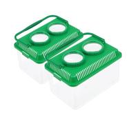 GARVALON 2pcs Outdoor Insect Observing Case Magnifying Viewer for Bug Catching and Nature Exploration Lightweight Goldfish Container for Boys and Girls Learning and Observation