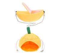 GARVALON 2pcs Pet Hammock Pet Hanging Bed Fleece for Small like Hamsters Creates Cozy Snuggle Nest for Comfortable Resting