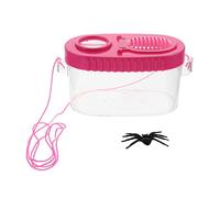 GARVALON 2pcs Portable Critter Boxes Insect Observation Containers for Boys and Girls Lightweight and Ventilated Outdoor Exploration for Collecting Bugs and Nature Observation