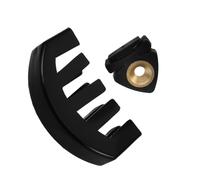 GARVALON 2pcs Portable Small Violin Practice Mute Black Rubber Muffler Sound Muting Lightweight Replacement Parts for Musicians and Orchestras