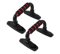GARVALON 2pcs Push-up Frame for Home Workout Multi-point Gravity Distribution Fitness Equipment for Arm Muscle Strength Training Red Push-up Hand Grip Stand for Men Women
