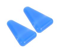 GARVALON 2pcs Silicone Tuning Fork Holder Triangle Mount Universal Non-slip Tuning Fork Base Block for Meditation Sound Therapy and Musical Instrument Accessories