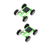 GARVALON 2pcs Stem Solar Car Toy Set Toy Cars for Boys and Girls Educational Engineering Kit
