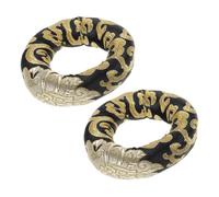 GARVALON 2pcs Tibetan Singing Bowl Pad Stand Cotton Cushion for Meditation Yoga Bell Display Stand