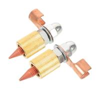 GARVALON 2Pcs Vehicle Body Welding Repair Tool Set Sheet Metal Dent Puller Clamps for Auto Maintenance and Welding Machine Ground Clamp Attachments