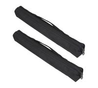 GARVALON 2Pcs Waterproof Oxford Fabric Clarinet Bags with Zipper Design Black Protective Mini Saxophone Storage Pouches Suitable for Music Instrument Carrying