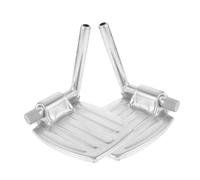 GARVALON 2pcs Wheelchair Foot Rest Replacement with Elevated Leg Rest Metal Compact Design Easy to Use and Carry for Disabled and Athletes for Daily Mobility