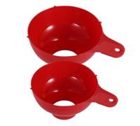 GARVALON 2pcs Wide Mouth Plastic Funnel for Kitchen Jam Oil and Liquid Transfer Large Food-grade Tool for Jars and Mason Canning Lightweight and Wear-resistant Design