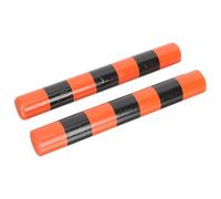 GARVALON 2pcs Wooden Rhythm Sticks Early Educational Percussion Instruments for Safe Rounded Edges Musical Tools for Boys and Learning Basic Rhythm Techniques