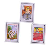 GARVALON 3 Boxes Early Educational Colorful Playing Cards with Each for Learning Game Poker Enhances Memory Cognitive Skills Hand-eye Coordination and Spatial Thinking Development