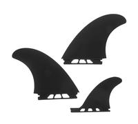 GARVALON 3 Pcs Paddle Board Fin for Sup and Surfboards Reinforced Replacement Tail Fins for Inflatable and Traditional Boards Kayak Stabilizer Accessory for Enhanced Wave Tracking and Quick