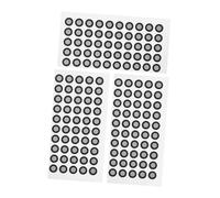 GARVALON 3 Sheets Reference Points for 3d Scanners, Pet Reflective Film Marker Points, 50 Per Sheet, Precise Positioning for Engineering and Architecture