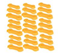 GARVALON 30pcs Adjustable Chick Leg Hobble Braces Plastic Poultry Bands for Splay Leg Correction Reusable Bird Foot Alignment Tools for Newborn Chicks Quails Ducks