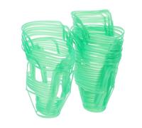 GARVALON 30pcs Plastic Infusion Bottle Hanging Nets for Saline Bottles Transparent Drip Covers with Quick Attachment Reusable Hanging Holders for Patient Care and Liquid Monitoring