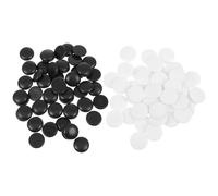 GARVALON 361 Pieces Small Ceramic Go Chess Pieces Set, Mini Flat Go Beads in Bag, Educational Board Game Accessories for Travel and Gobang Players
