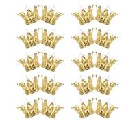 GARVALON 36pcs Gilded Crown Candy Boxes for Weddings Elegant Hollowed-out Chocolate Containers Princess Party Favor Holders for Birthday and Celebration Decorations