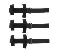 GARVALON 3pcs Adjustable Disabled Aid Utensil Holder Strap for Elderly and Disability Assistance, Universal Adaptive Eating Utensils Cuff with Non-slip Design for Daily Living Aid