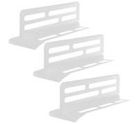 GARVALON 3PCS Adjustable Refrigerator Side Door Divider, Plastic Fridge Partition Board for Household Freezer and Daily Use, Multipurpose Fridge Drawer Separator for Kitchen Organisation